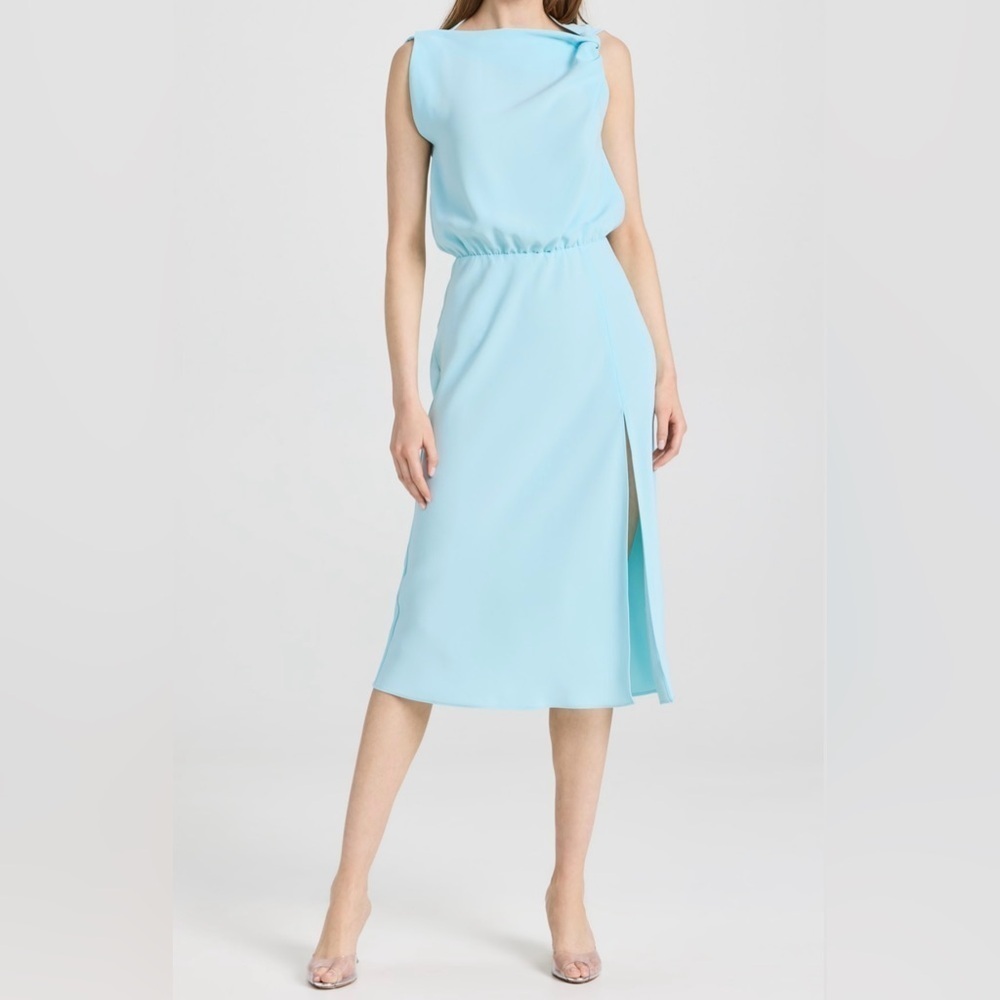 NWT Amanda Uprichard Baby Blue Morrison Dress Size XS